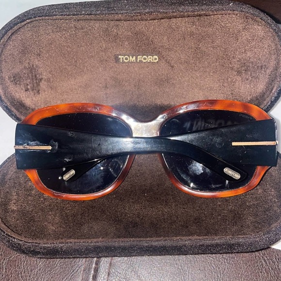 Tom Ford Serena Brown/Gold Sunglasses main image 5